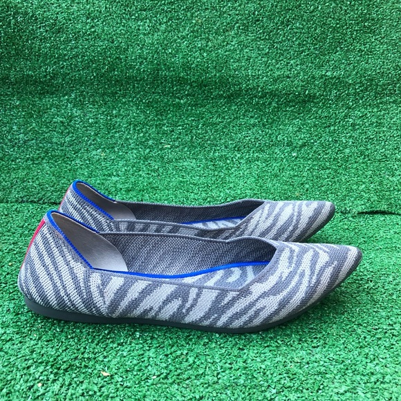 Rothy’s The Pointe size 9.5 in Gray Gently used shoes. - Picture 2 of 7
